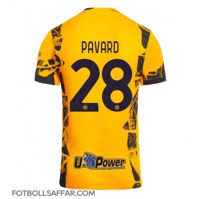Inter Milan Benjamin Pavard #28 Tredjeställ 2024-25 Kortärmad Inter Milan Benjamin Pavard #28 Tredjeställ 2024-25 Kortärmad